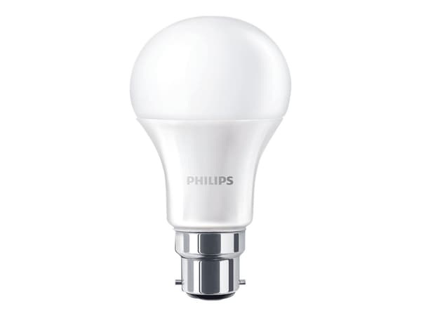Philips CorePro - LED-glödlampa - form: A60 - glaserad finish - B22 - 11 W (motsvarande 75 W) - klass F - varmt vitt ljus - 2700 K