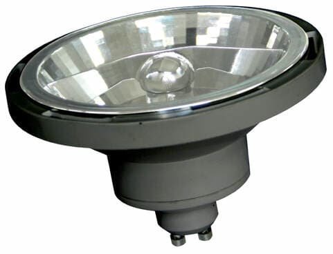 Leduro - LED-pære for søkelys - form: AR111 - GU10 - 14 W (ekvivalent 75 W) - klasse G - 3000 K - gjennomsiktig