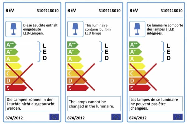 REV 3109218010, Universell belysningslist, Utomhus, IP65, II, 96 lampor, LED