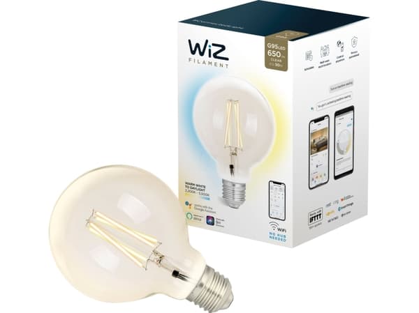 WiZ Wiz Smart Led Bulb Filament G95 E27 Smart Home, Dimmable, 6.5w - 60w
