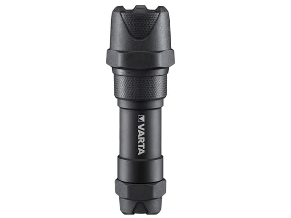 Varta INDESTRUCTIBLE F10 PRO, Käsikokoinen taskulamppu, Musta, Alumiini, 9 m, IP67, LED