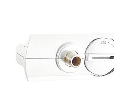 Fyrkantig hängande adapter 230V, 1-fas, vit, max 2kg - STANDARD