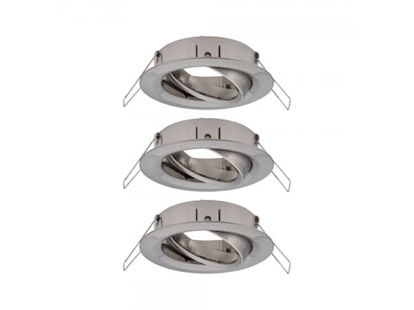 Paulmann 924.85, Monteringsskena, Borstat stål, Gjuten aluminium, Paulmann, 8,4 cm, 3 styck