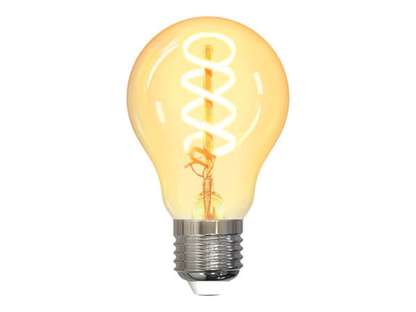 DELTACO SMART HOME - LED-glödlampa med filament - form: A60 - E27 - 5.5 W (motsvarande 35 W) - klass G - 1800-6500 K