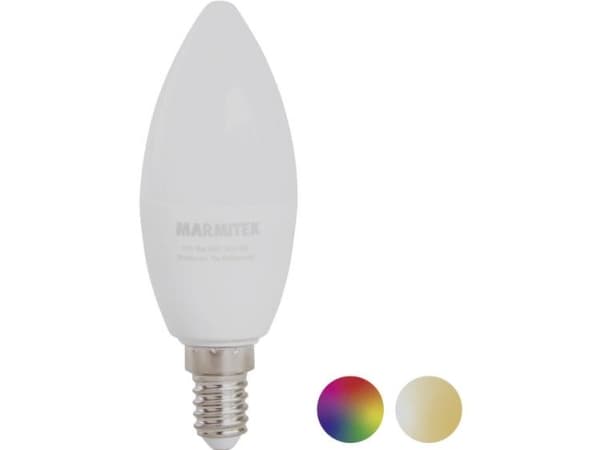Marmitek Smart me Smart comfort Glow SO - LED-glödlampa - form: C31 - E14 - 4.5 W (motsvarande 35 W) - klass F - RGB/varmt vitt ljus - 2700 K