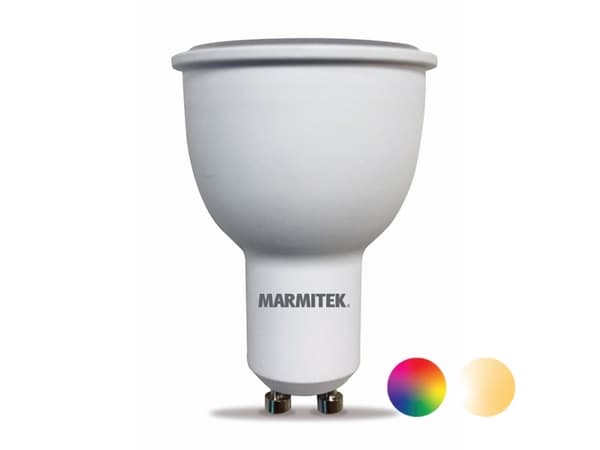 Marmitek Glow XSO, Älylamppu, Valkoinen, Wi-Fi, LED, GU10, Multi, Lämmin valkoinen