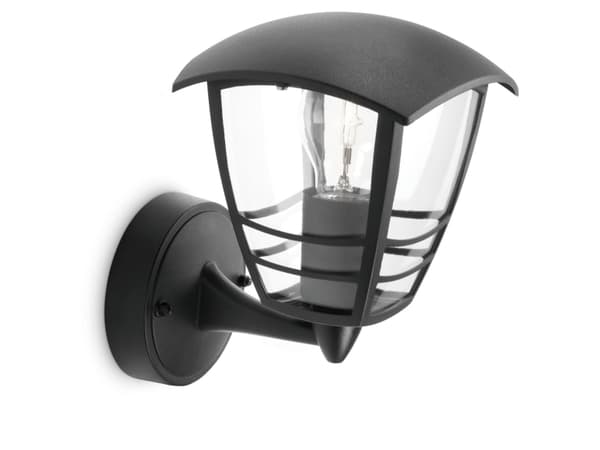 Philips myGarden Seinävalaisin, Seinävalaistus ulkotiloihin, Musta, Alumiini, IP44, Puutarha, Patio, I