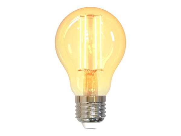 DELTACO SMART HOME - LED-glödlampa med filament - form: A60 - E27 - 5.5 W (motsvarande 50 W) - klass F - varmt vitt/kallt vitt ljus - 1800-6500 K