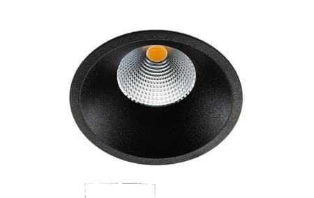 Downlight Soft Slim LED 9W 2700K, sort