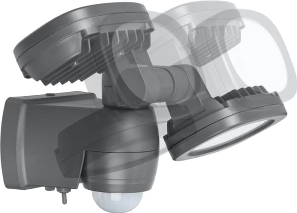 Brennenstuhl LUFOS - Rörelsesensor ljus - LED x 2 - 5000 K - grå