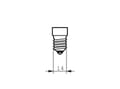 Miniatyrbilde 4 av 5: Philips CorePro LED ND 4-25W E14 827 B35 CL, 25 W, 25 W, E14, 250 lm, 15000 timer, Varm hvit