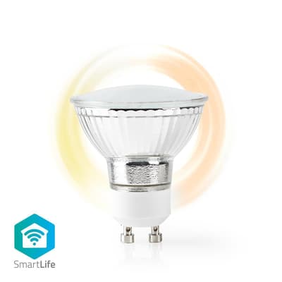 Smart LED-lampa med Wi-Fi | Varmvit | GU10 | Dimbar