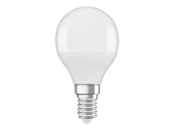 OSRAM STAR CLASSIC P - LED-glödlampa - form: P45 - glaserad finish - E14 - 5.5 W (motsvarande 40 W) - klass F - varmt vitt ljus - 2700 K