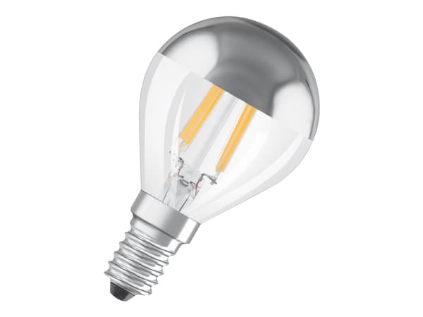 OSRAM LED STAR - LED-glödlampa med filament - form: P45 - klar finish - E14 - 4 W (motsvarande 31 W) - klass F - varmt vitt ljus - 2700 K