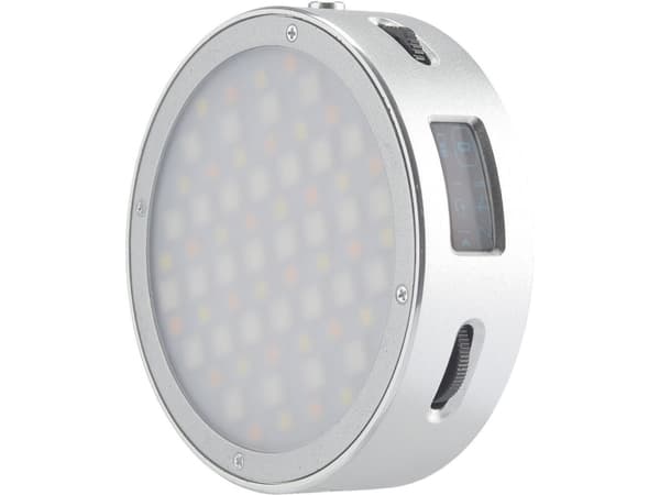 Godox R1, Rund, Sort, Sølv, 5 W, RGB, 2500 K, 8500 K