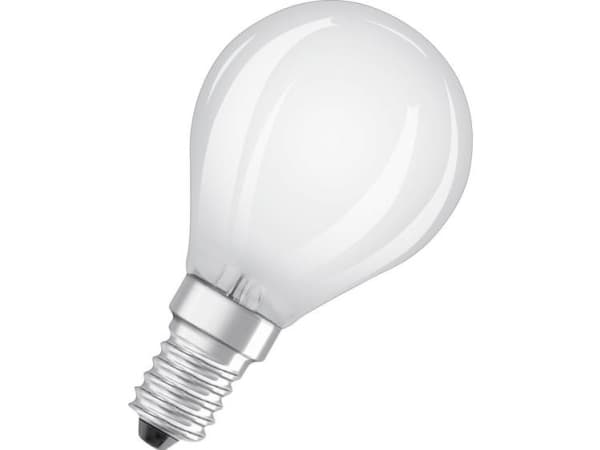 OSRAM 4058075437081 LED (RGB) Energialuokka E (A - G) E14 Globeform 4 W = 40 W Kylmä valkoinen (Ø x L) 45 mm x 78 mm 1 kpl