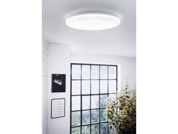 EGLO 97526, Rund, Tak, Hvit, Plast, Stål, I, 40 W