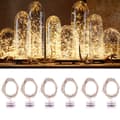 Miniatyrbillede 1 af 7: Lyskæde / Led-kæde - 2m hvidt lys