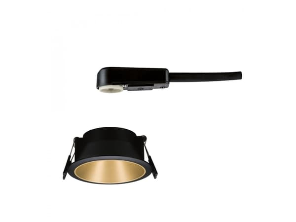 Paulmann Cole, Innsunket spotlight, GU10, 1 ampuller, LED, 10 W, Sort, Gull