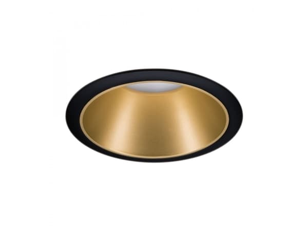 Paulmann Cole, Innsunket spotlight, GU10, 1 ampuller, LED, 10 W, Sort, Gull