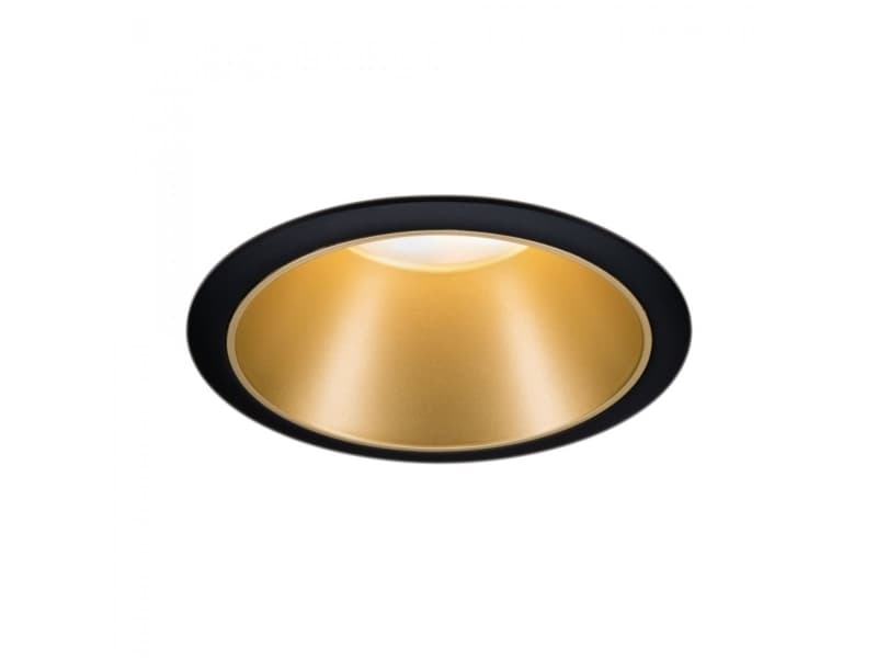 Paulmann Cole, Nedtryckbar spotlight, GU10, 1 lampor, LED, 10 W, Svart, Guld