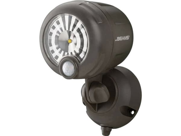 Mr Beams MB360XT MB360XT-BRN-01-01 LED-belysning för utomhusbruk med rörelsesensor Cold White