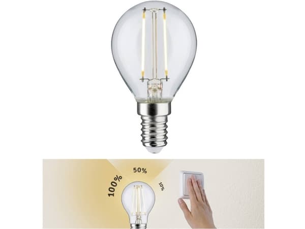 Paulmann 285.73, 2,5 W, 25 W, E14, 250 LM, 15000 h, Varmvitt