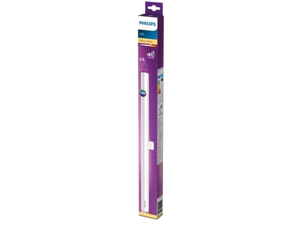 Philips - LED-rørs lyspære - mattslipt finish - S14d - 3.5 W (ekvivalent 60 W) - klasse F - varmt hvitt lys - 2700 K