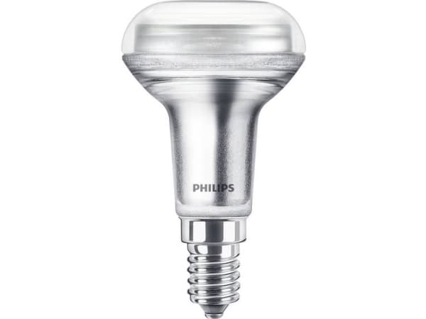 Philips - LED-spotlight - form: R50 - E14 - 4.3 W (motsvarande 60 W) - klass F - varmt vitt ljus - 2700 K