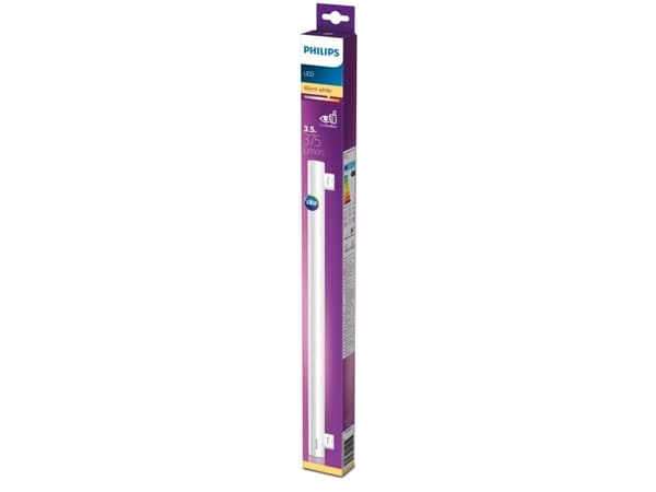 Philips - LED-rørs lyspære - mattslipt finish - S14s - 3.5 W (ekvivalent 60 W) - klasse F - varmt hvitt lys - 2700 K