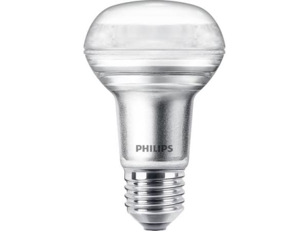 Philips - LED-pære for søkelys - form: R63 - E27 - 3 W (ekvivalent 40 W) - klasse A+ - varmt hvitt lys - 2700 K