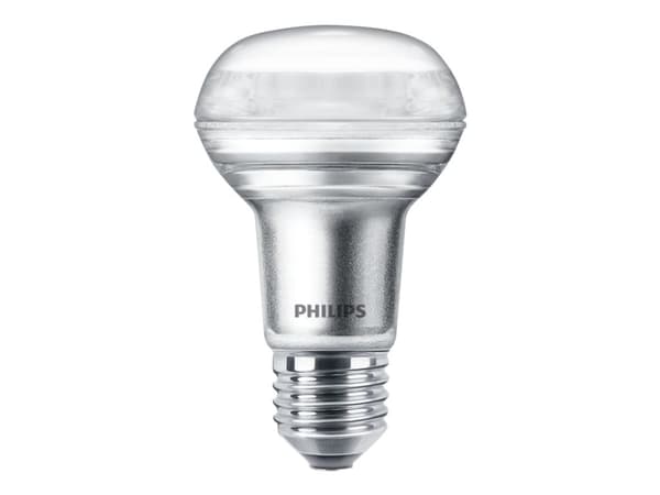 Philips - LED-pære for søkelys - form: R63 - E27 - 3 W (ekvivalent 40 W) - klasse A+ - varmt hvitt lys - 2700 K