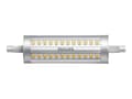 Miniatyrbilde 1 av 5: Philips - LED-lyspære - form: korn - R7s - 14 W (ekvivalent 120 W) - klasse D - hvitt lys - 3000 K