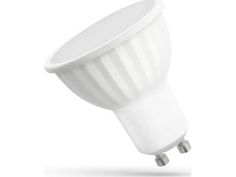 Spectrum LED GU10 230V 10W SMD NW med LOWER SILENCE vit SPECTRUM unihimp
