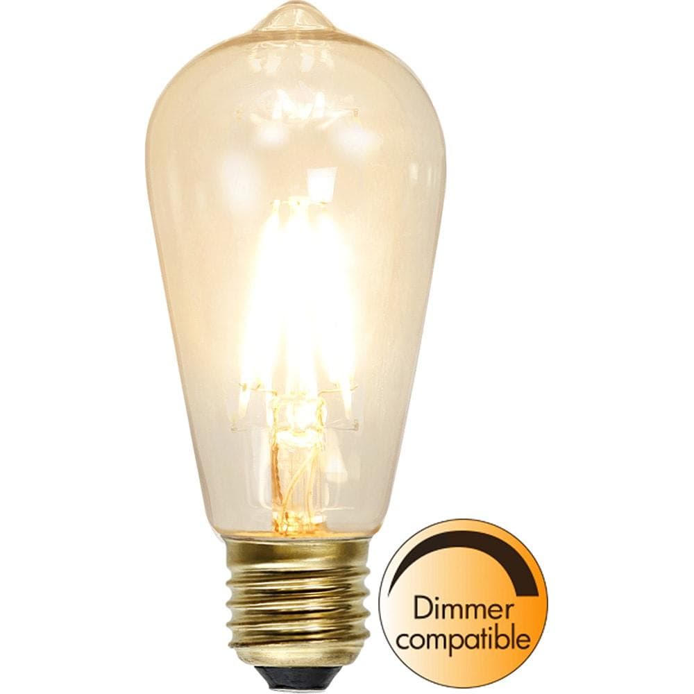 Dekoration LED lyktlampa E27 2100 kelvin 140 lumen