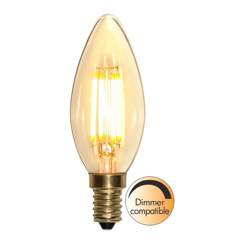 Kronlampa LED E14 2100 kelvin 350 lumen soft glow