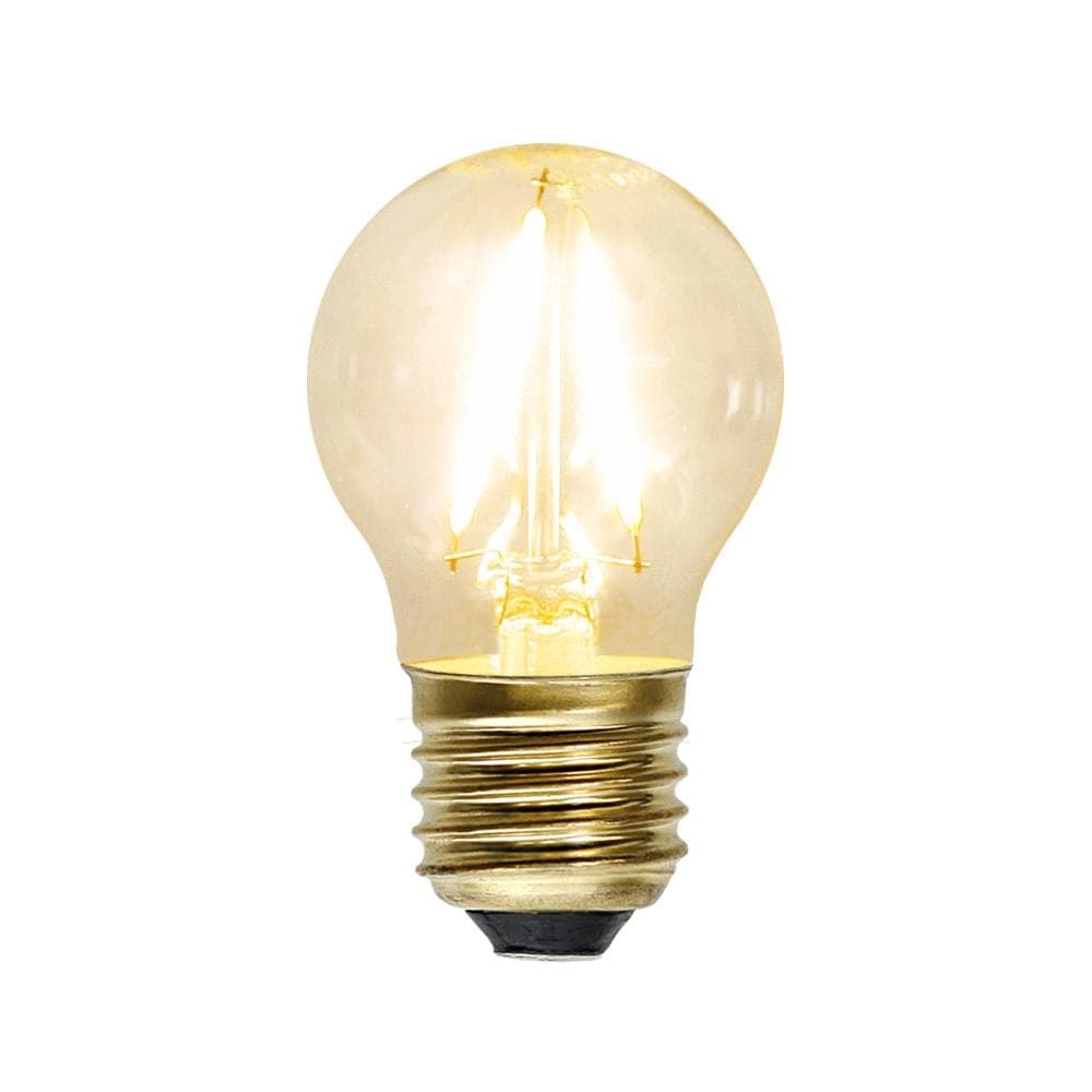 Klotlampa LED E27 G45 2100 kelvin 120 lumen soft glow