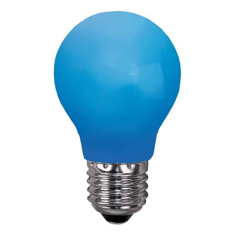 Decoration LED E27 7lm 0,9W Blå