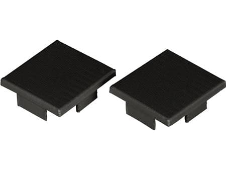 Ändlock Art High Black 2 st, för E-7504027 Profil Art High 2m Black PROFESSIONAL