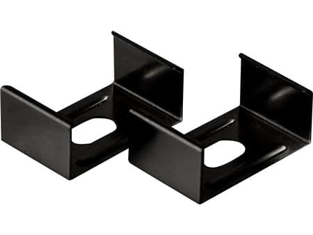 Beslagklämmor Art Black 2 st, passar till aluminiumprofilerna Art Low och Art High i svart version. PROFESSIONAL
