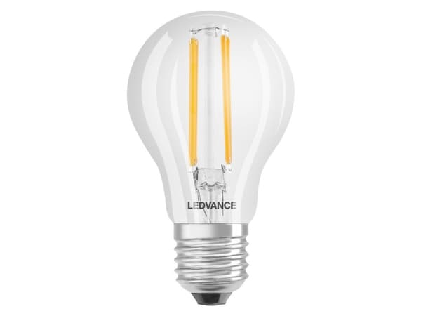 LEDVANCE SMART+ AC32956 - LED-glödlampa med filament - form: A60 - E27 - 6 W (motsvarande 60 W) - klass E - varmt vitt ljus - 2700 K