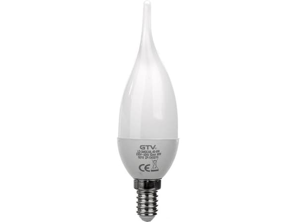 GTV LED-pære SMD 2835 varmhvit E14 6W 220-240V AC 470lm (LD-SMGC30L-60)
