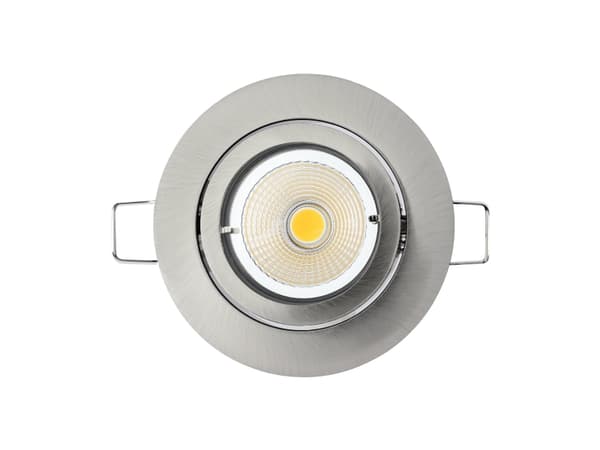 EGLO Tedo 1, Innsunket spotlight, Ikke-utskiftbare pærer, 5 W, 3000 K, 400 lm, Nickel