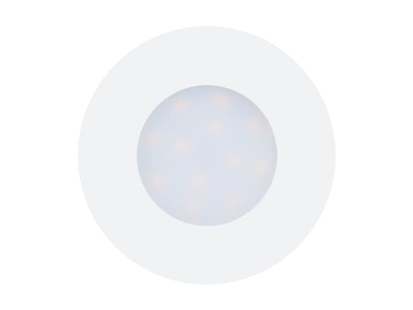 EGLO Pineda, Innsunket spotlight, Ikke-utskiftbare pærer, LED, 6 W, 3000 K, Hvit
