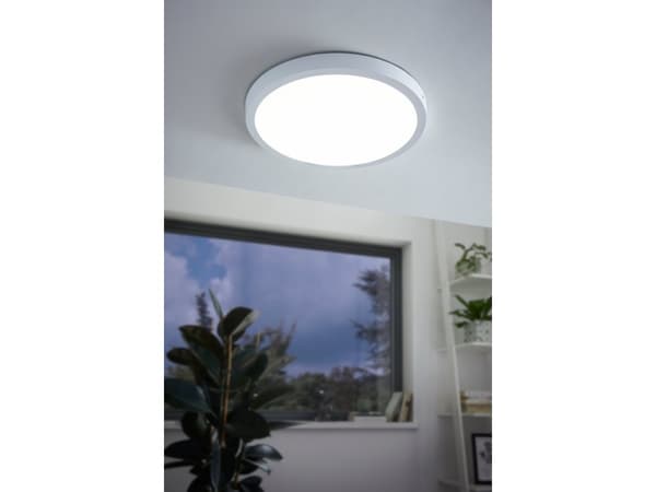 EGLO 97266, Rund, Tak, Overflatemontert, Hvit, Aluminium, Plast, II