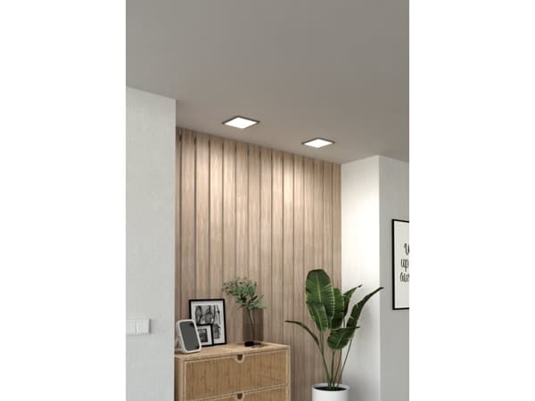 EGLO Fueva 5, Innsunket spotlight, 4000 K, 2100 lm, 220-240 V, Nickel, Hvit