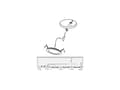 Miniatyrbild 5 av 5: EGLO FUEVA 1, Nedtryckbar spotlight, 31 W, 3000 K, 340 LM, 220-240 V, Vit