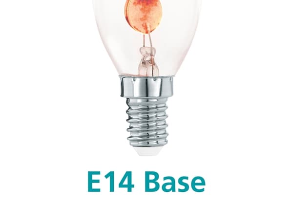 Eglo - Glødelyspære - form: C35 - E14 - 1 W