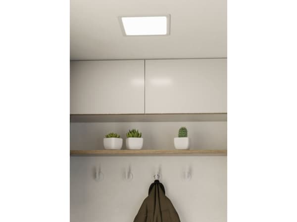 EGLO FUEVA 5 INNBYGGET. 16,5W 1800LM 216x216 HVIT