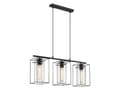 Miniatyrbilde 4 av 5: Eglo Loncino - Taklampe - 3 innganger - E27 - svart, transparent svart